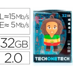 MEMORIA USB TECH ON TECH PENDRIVE 32GB BOB