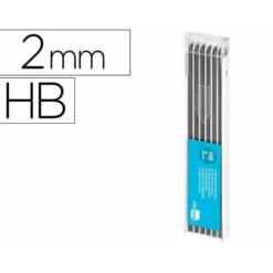 Minas Liderpapel grafito 2mm. Precio por estuche de 12 minas.