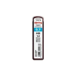 MINAS ROTRING GRAFITO 0,7 MM HB ESTUCHE DE 12 MINAS