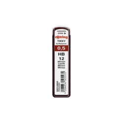 MINAS ROTRING GRAFITO 0,5 MM HB ESTUCHE DE 12 MINAS