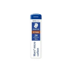Minas Staedtler Mars Micro 0,5 mm 2H grafito Tubo con 12 unidades