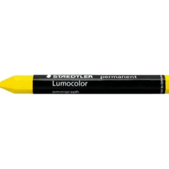 MINAS STAEDTLER PARA MARCAR AMARILLO LUMOCOLOR PERMANENTE OMNIGRAPH 236 CAJA DE 12 UNIDADES