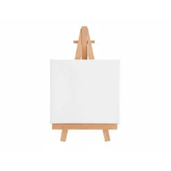 MINI LIENZO CON CABALLETE LIDERPAPEL 8X10 CM GRAMAJE 280G/M2 CERTIFICADO FSC