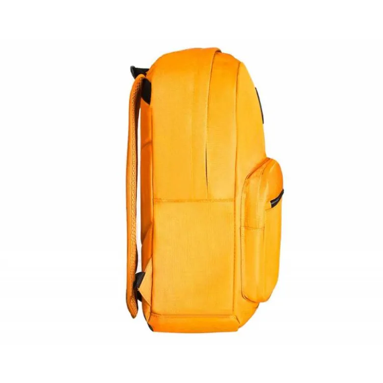 MOCHILA ANTARTIK CON ASA Y BOLSILLO FRONTAL CONCREMALLERA COLOR MOSTAZA 320X140X430 MM