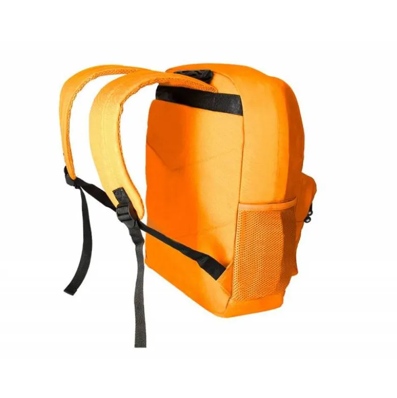 MOCHILA ANTARTIK CON ASA Y BOLSILLO FRONTAL CONCREMALLERA COLOR MOSTAZA 320X140X430 MM