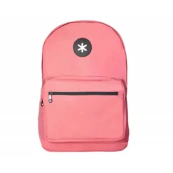 MOCHILA ANTARTIK CON ASA Y BOLSILLO FRONTAL CONCREMALLERA COLOR CORAL 320X140X430 MM
