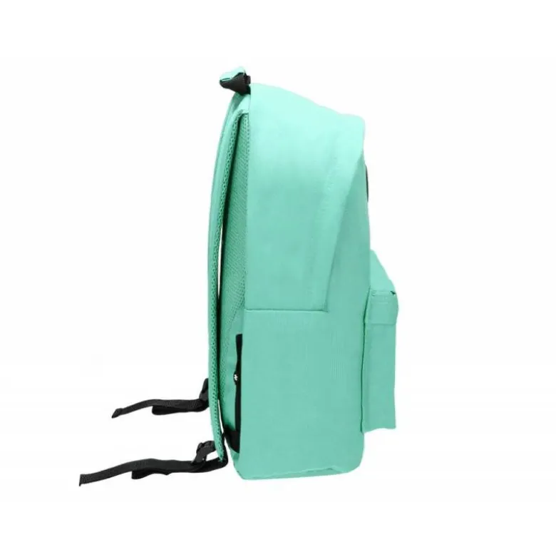 MOCHILA ANTARTIK CON ASA Y BOLSILLOS CON CREMALLERA COLOR VERDE MENTA 310X160X410 MM