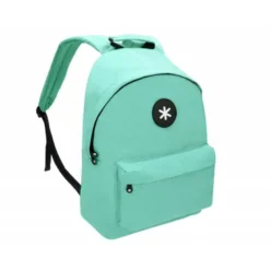 MOCHILA ANTARTIK CON ASA Y BOLSILLOS CON CREMALLERA COLOR VERDE MENTA 310X160X410 MM