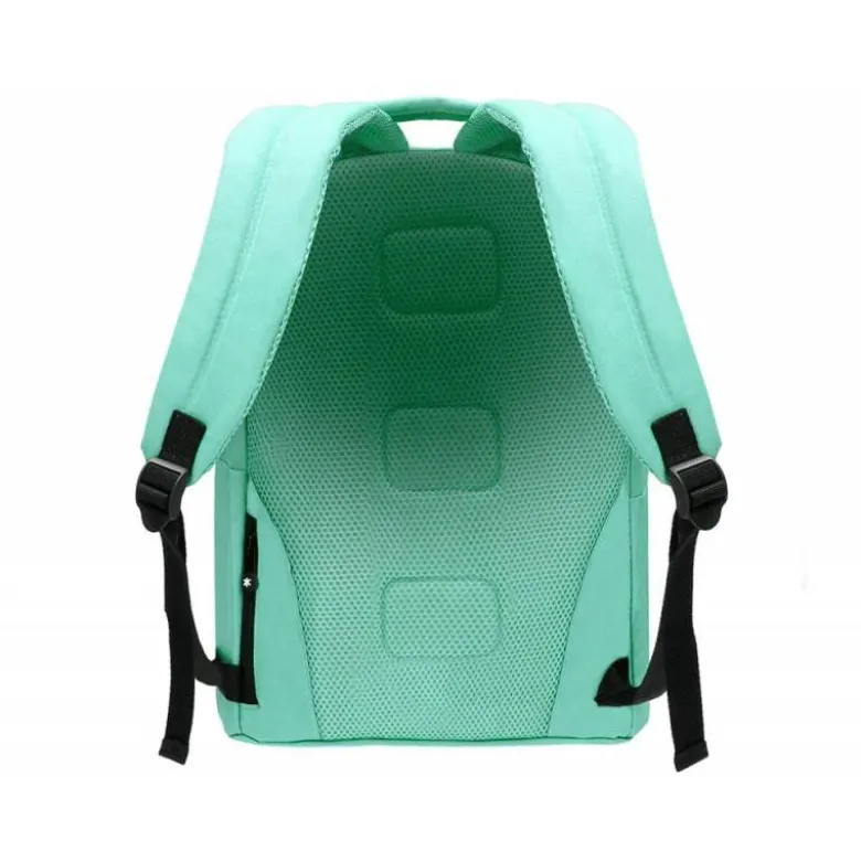 MOCHILA ANTARTIK CON ASA Y BOLSILLOS CON CREMALLERA COLOR VERDE MENTA 310X160X410 MM