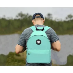 MOCHILA ANTARTIK CON ASA Y BOLSILLOS CON CREMALLERA COLOR VERDE MENTA 310X160X410 MM