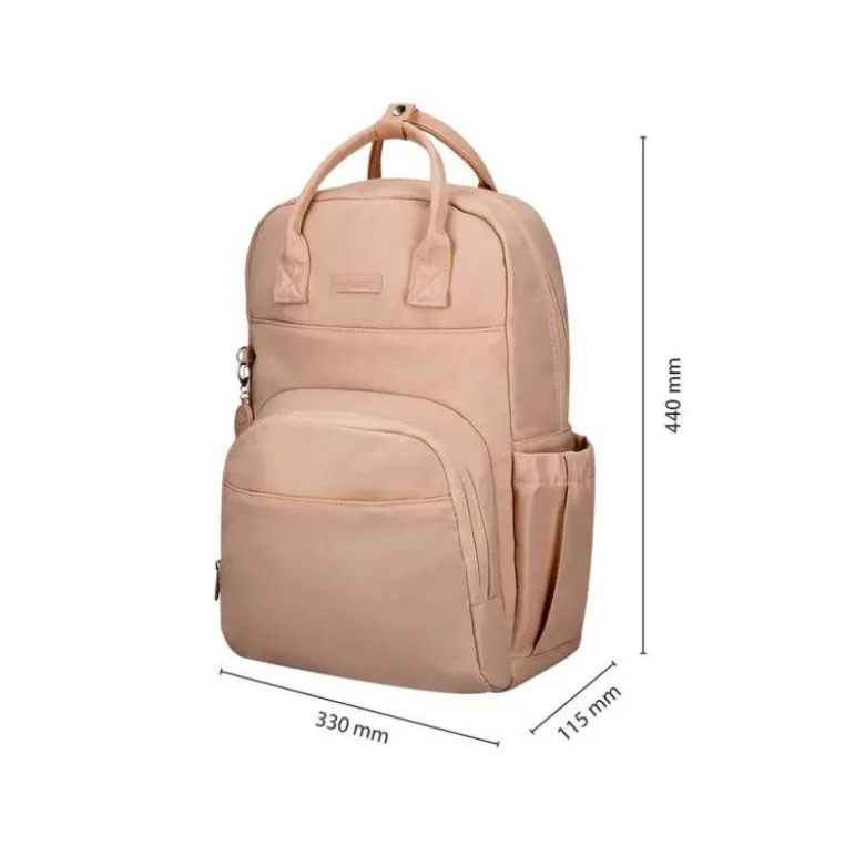 MOCHILA ANTARTIK GLOW BAGS CON ACOLCHADO PARA PORTATIL 15" VERDE 25 L 440X150X310 MM