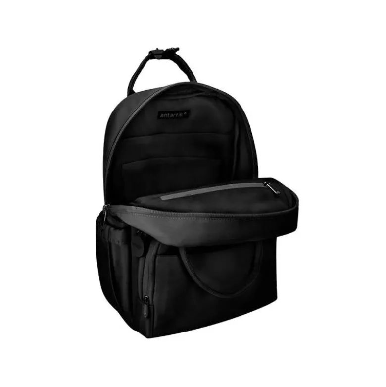MOCHILA ANTARTIK GLOW BAGS CON ACOLCHADO PARA PORTATIL 15" NEGRO 25 L 440X150X310 MM
