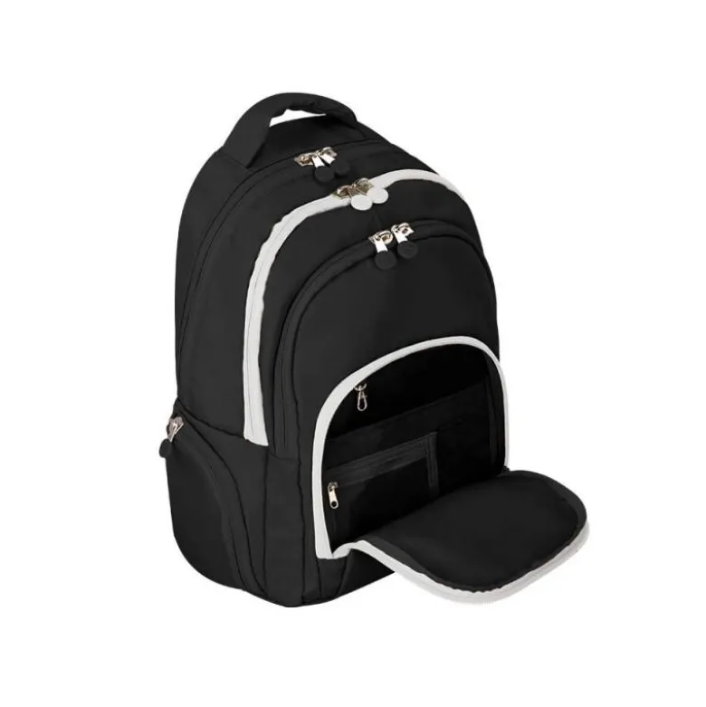 MOCHILA ANTARTIK MULTIBOLSILLO 19L COMPARTIMENTO PARA PORTATIL Y TABLET COLOR NEGRO 450 X 160 X 300 MM