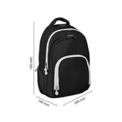 MOCHILA ANTARTIK MULTIBOLSILLO 19L COMPARTIMENTO PARA PORTATIL Y TABLET COLOR NEGRO 450 X 160 X 300 MM