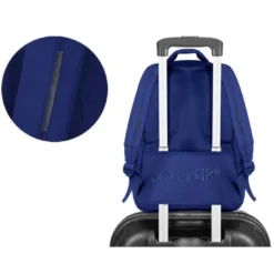 MOCHILA ANTARTIK MULTIBOLSILLO 19L COMPARTIMENTO PARA PORTATIL Y TABLET COLOR AZUL MARINO 450 X 160 X 300 MM