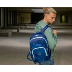 MOCHILA ANTARTIK MULTIBOLSILLO 19L COMPARTIMENTO PARA PORTATIL Y TABLET COLOR AZUL MARINO 450 X 160 X 300 MM