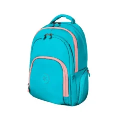MOCHILA ANTARTIK MULTIBOLSILLO 19L COMPARTIMENTO PARA PORTATIL Y TABLET COLOR AZUL TURQUESA 450 X 160 X 300 MM