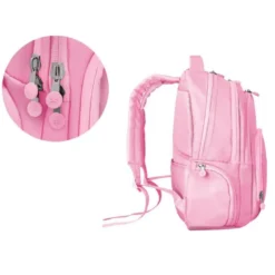 MOCHILA ANTARTIK MULTIBOLSILLO 19L COMPARTIMENTO PARA PORTATIL Y TABLET COLOR ROSA 450 X 160 X 300 MM