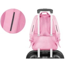 MOCHILA ANTARTIK MULTIBOLSILLO 19L COMPARTIMENTO PARA PORTATIL Y TABLET COLOR ROSA 450 X 160 X 300 MM