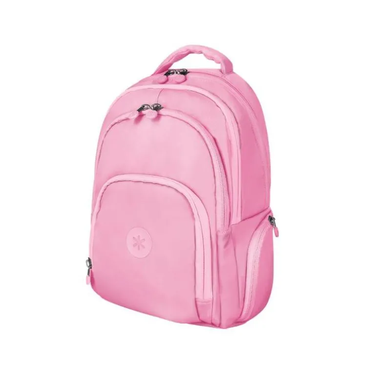 MOCHILA ANTARTIK MULTIBOLSILLO 19L COMPARTIMENTO PARA PORTATIL Y TABLET COLOR ROSA 450 X 160 X 300 MM