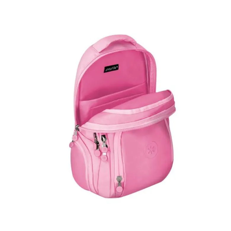 MOCHILA ANTARTIK MULTIBOLSILLO 19L COMPARTIMENTO PARA PORTATIL Y TABLET COLOR ROSA 450 X 160 X 300 MM