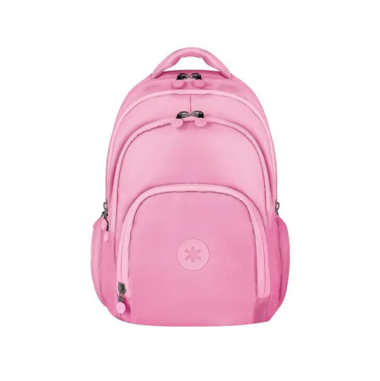 MOCHILA ANTARTIK MULTIBOLSILLO 19L COMPARTIMENTO PARA PORTATIL Y TABLET COLOR ROSA 450 X 160 X 300 MM