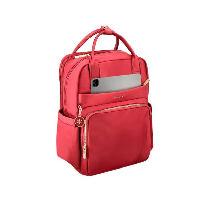 MOCHILA ANTARTIK NOVA 4 COMPARTIMENTOS COLOR ROJO VINO 410X180X320 MM