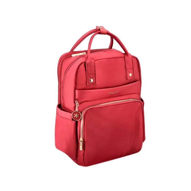 MOCHILA ANTARTIK NOVA 4 COMPARTIMENTOS COLOR ROJO VINO 410X180X320 MM