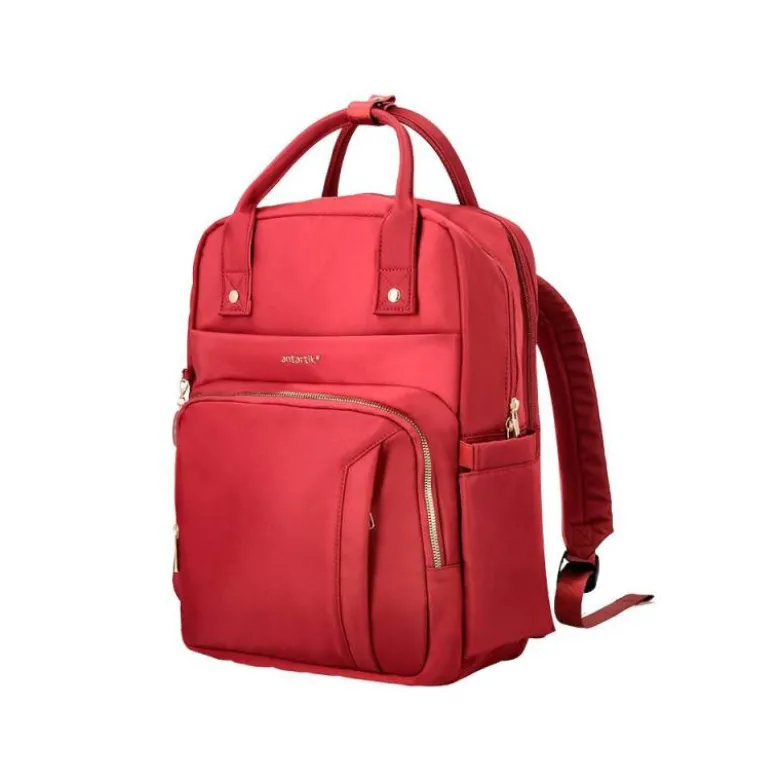 MOCHILA ANTARTIK NOVA 4 COMPARTIMENTOS COLOR ROJO VINO 410X180X320 MM