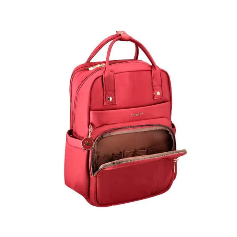 MOCHILA ANTARTIK NOVA 4 COMPARTIMENTOS COLOR ROJO VINO 410X180X320 MM