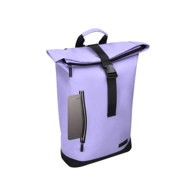 MOCHILA ANTARTIK ROLL PACK WATERPROOF ENROLLABLE GRAN CAPACIDAD COLOR LAVANDA 480X130X280MM