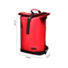 MOCHILA ANTARTIK ROLL PACK WATERPROOF ENROLLABLE GRAN CAPACIDAD GRANATE 480X130X280 MM
