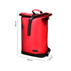 MOCHILA ANTARTIK ROLL PACK WATERPROOF ENROLLABLE GRAN CAPACIDAD GRANATE 480X130X280 MM