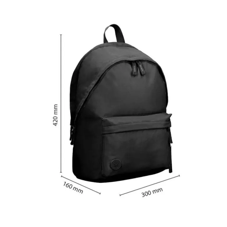 MOCHILA ANTARTIK TEENS 20L COMPARTIMENTO PARA PORTATIL COLOR NEGRO 420 X 160 X 300 MM