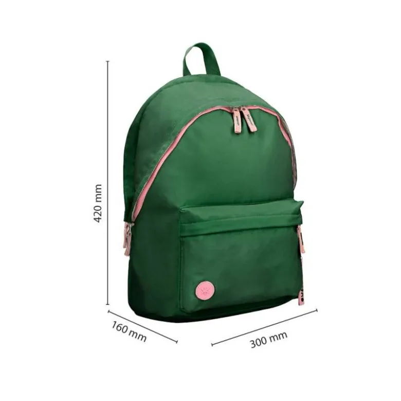 MOCHILA ANTARTIK TEENS 20L COMPARTIMENTO PARA PORTATIL COLOR VERDE 420 X 160 X 300 MM