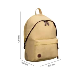 MOCHILA ANTARTIK TEENS 20L COMPARTIMENTO PARA PORTATIL COLOR BEIGE 420 X 160 X 300 MM