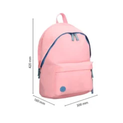 MOCHILA ANTARTIK TEENS 20L COMPARTIMENTO PARA PORTATIL COLOR ROSA 420 X 160 X 300 MM