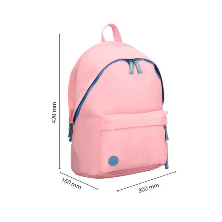 MOCHILA ANTARTIK TEENS 20L COMPARTIMENTO PARA PORTATIL COLOR ROSA 420 X 160 X 300 MM