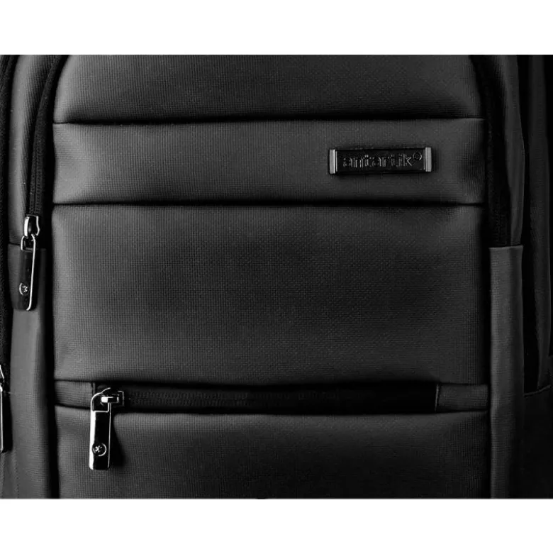 MOCHILA ANTARTIK VOLT 5 COMPARTIMENTOS COLOR NEGRO INTERIOR ROJO 450X180X330 MM