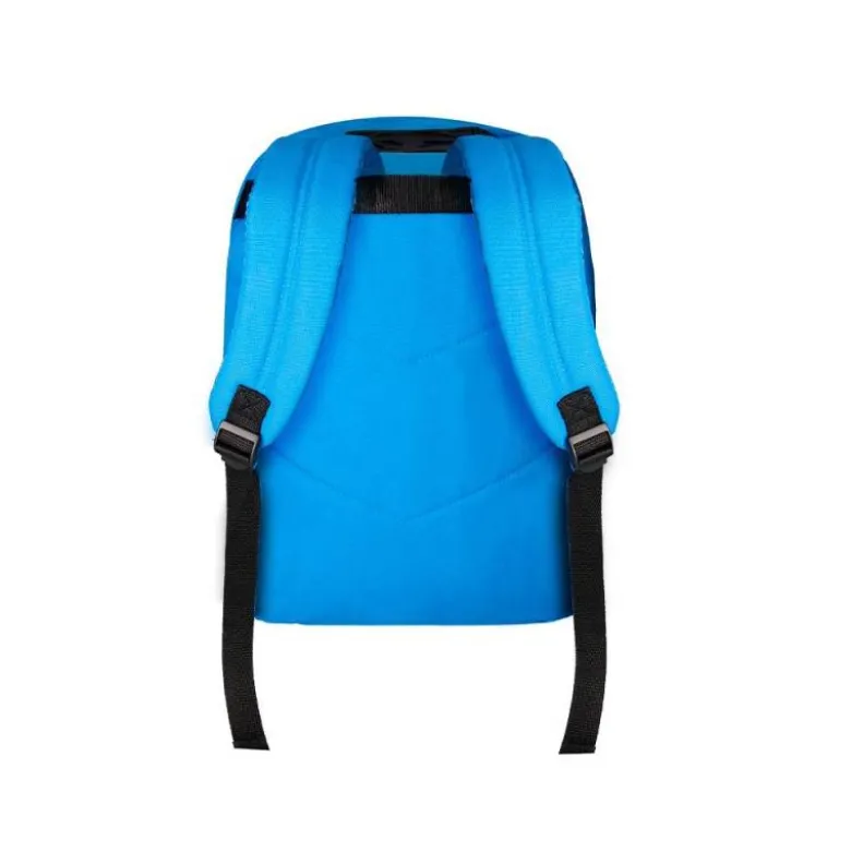 MOCHILA ESCOLAR ANTARTIK CON ASA Y BOLSILLO FRONTAL COLOR AZUL 320X140X430 MM