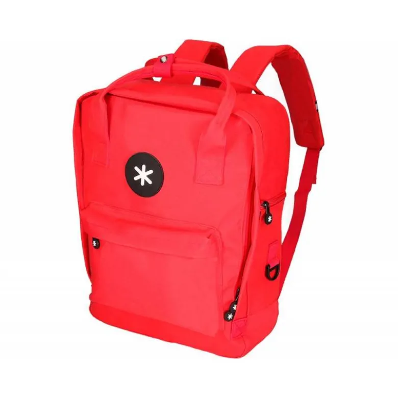 Mochila Escolar Antartik Rojo 30x11,5x39 cm