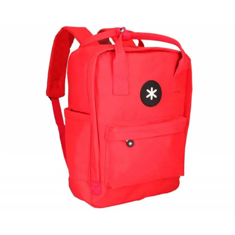 Mochila Escolar Antartik Rojo 30x11,5x39 cm