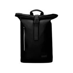 MOCHILA ESCOLAR ANTARTIK WATER PROOF ENROLLABLE DISEÑO CASUAL COLOR NEGRO 480X130X280 MM