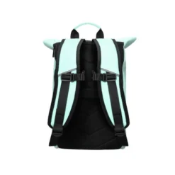 MOCHILA ESCOLAR ANTARTIK WATER PROOF ENROLLABLE DISEÑO CASUAL COLOR TURQUESA 480X130X280 MM
