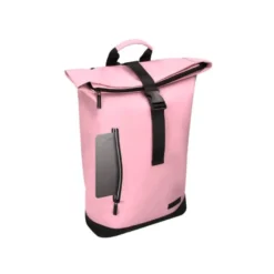 MOCHILA ESCOLAR ANTARTIK WATER PROOF ENROLLABLE DISEÑO CASUAL COLOR ROSA 480X130X280 MM