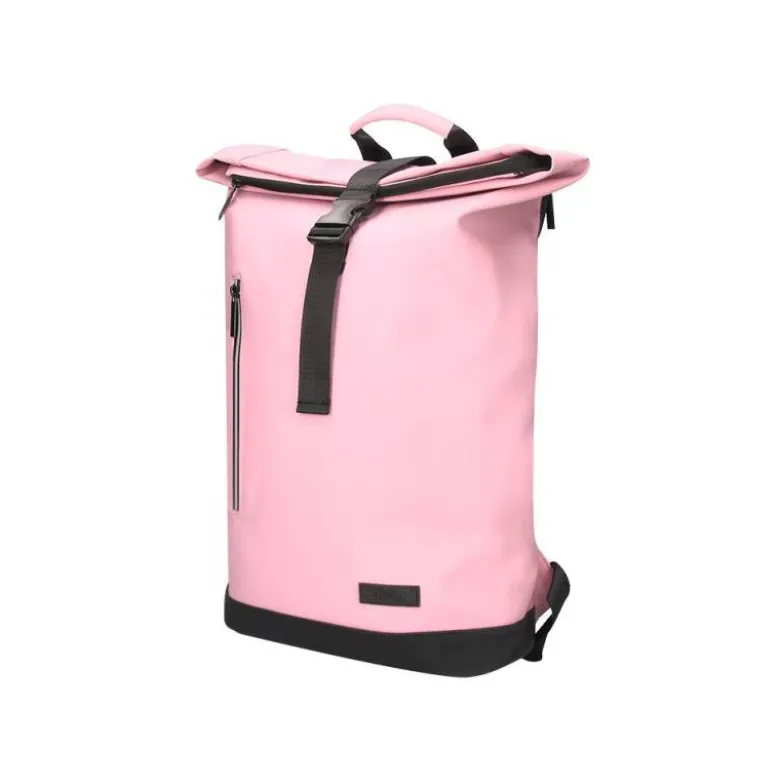 MOCHILA ESCOLAR ANTARTIK WATER PROOF ENROLLABLE DISEÑO CASUAL COLOR ROSA 480X130X280 MM