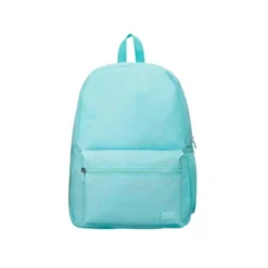 MOCHILA ESCOLAR LIDERPAPEL BOLSILLO LATERAL ELASTICO COLOR AZUL CELESTE 400X125X300