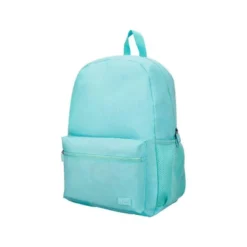 MOCHILA ESCOLAR LIDERPAPEL BOLSILLO LATERAL ELASTICO COLOR AZUL CELESTE 400X125X300
