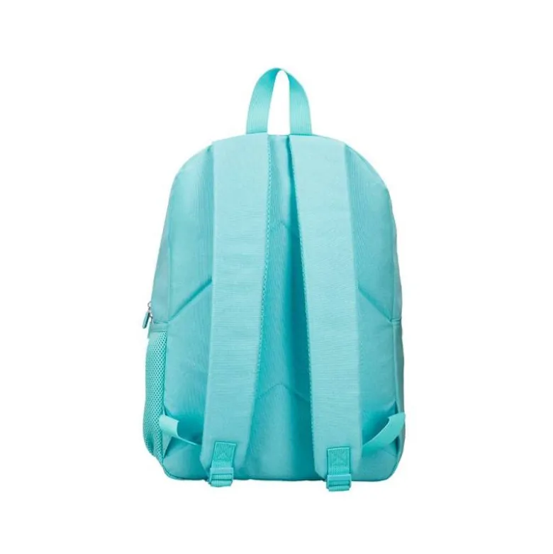 MOCHILA ESCOLAR LIDERPAPEL BOLSILLO LATERAL ELASTICO COLOR AZUL CELESTE 400X125X300