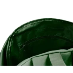 MOCHILA ESCOLAR LIDERPAPEL BOLSILLO LATERAL ELASTICO COLOR VERDE MILITAR 400X125X300